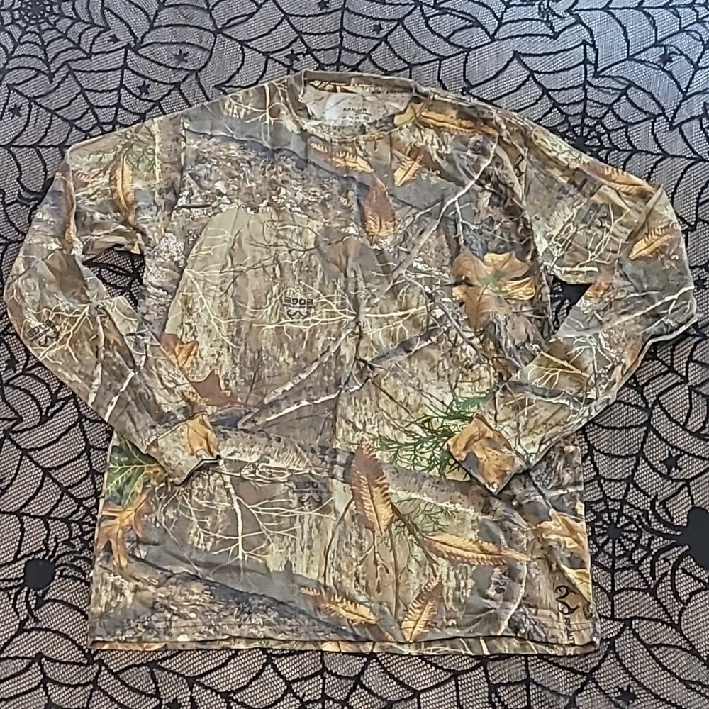 Realtree Camouflage Long Sleeve Tshirt Boy's Size XL